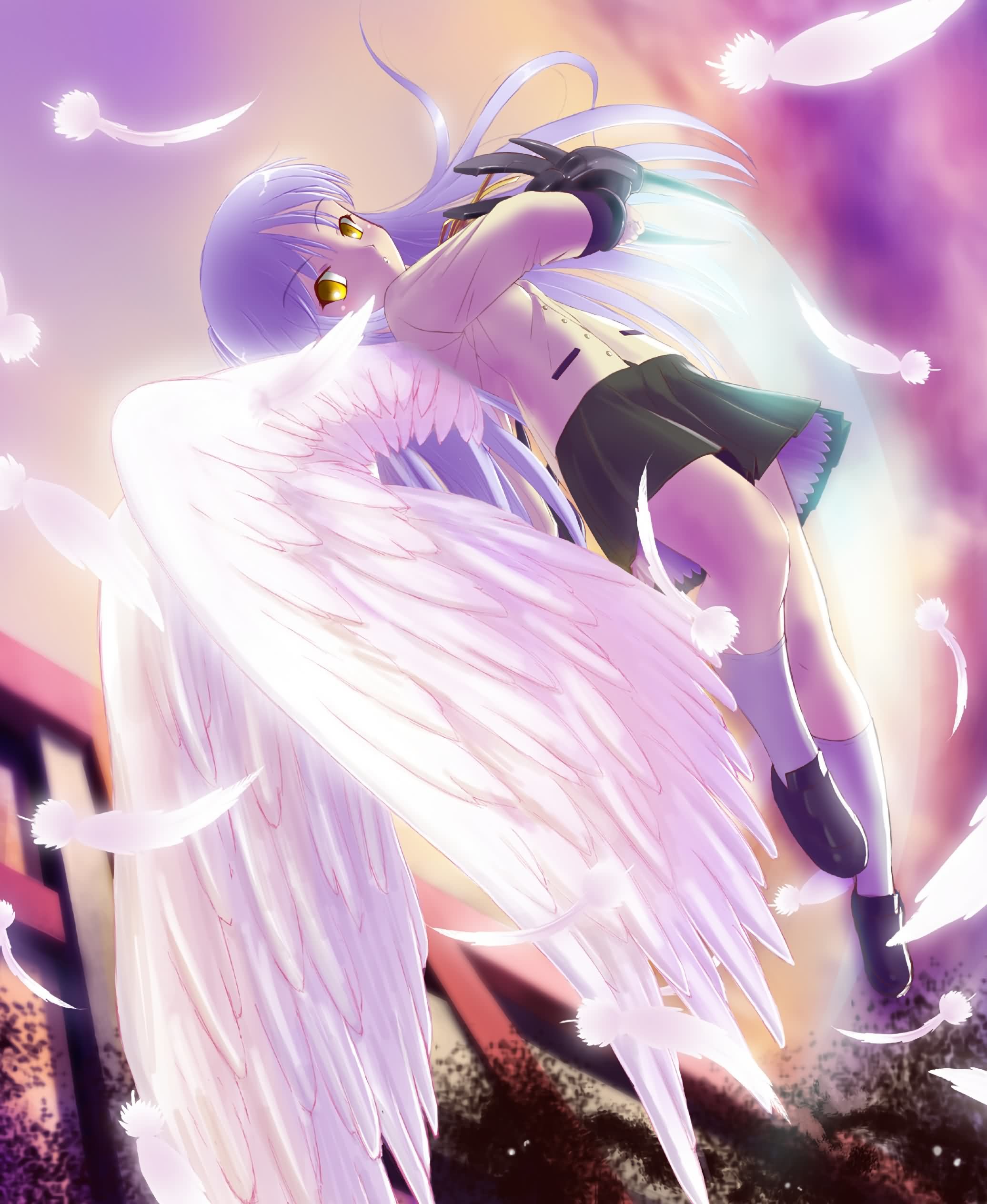 【P站精选】快看，是天使&#8230;是天使&#8230;Angel Beats!《立华奏》高清壁纸特辑！