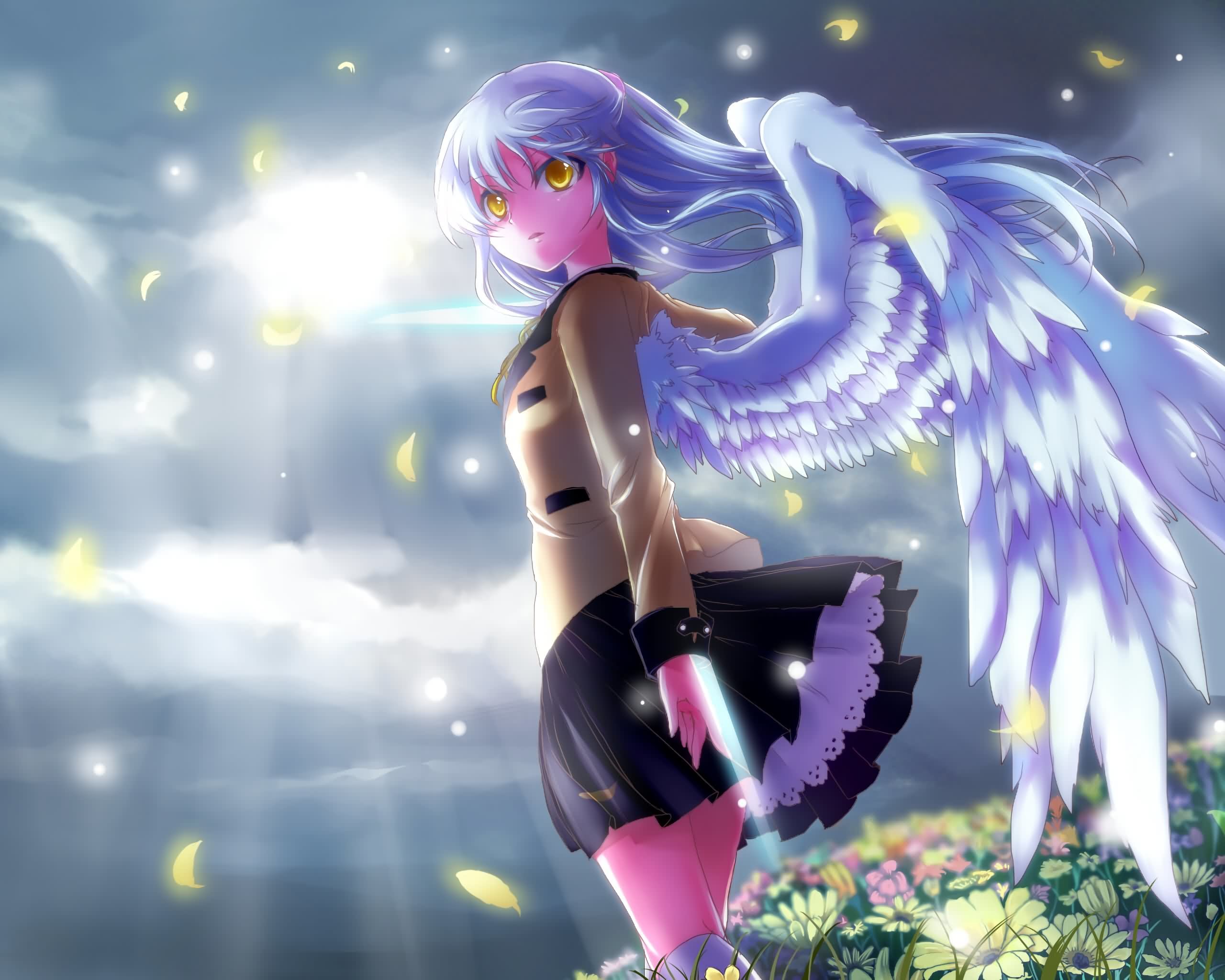 【P站精选】快看，是天使&#8230;是天使&#8230;Angel Beats!《立华奏》高清壁纸特辑！