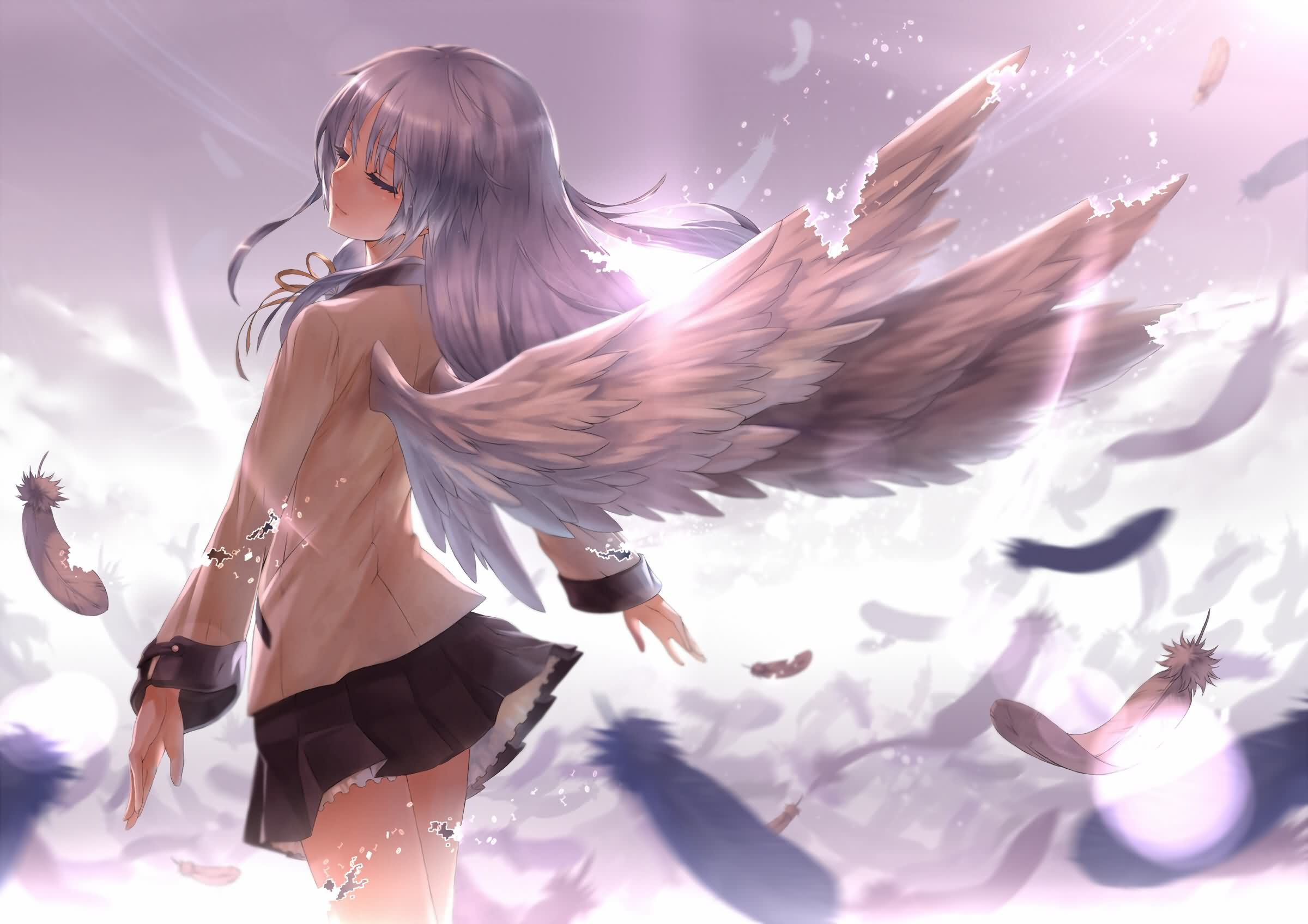 【P站精选】快看，是天使&#8230;是天使&#8230;Angel Beats!《立华奏》高清壁纸特辑！