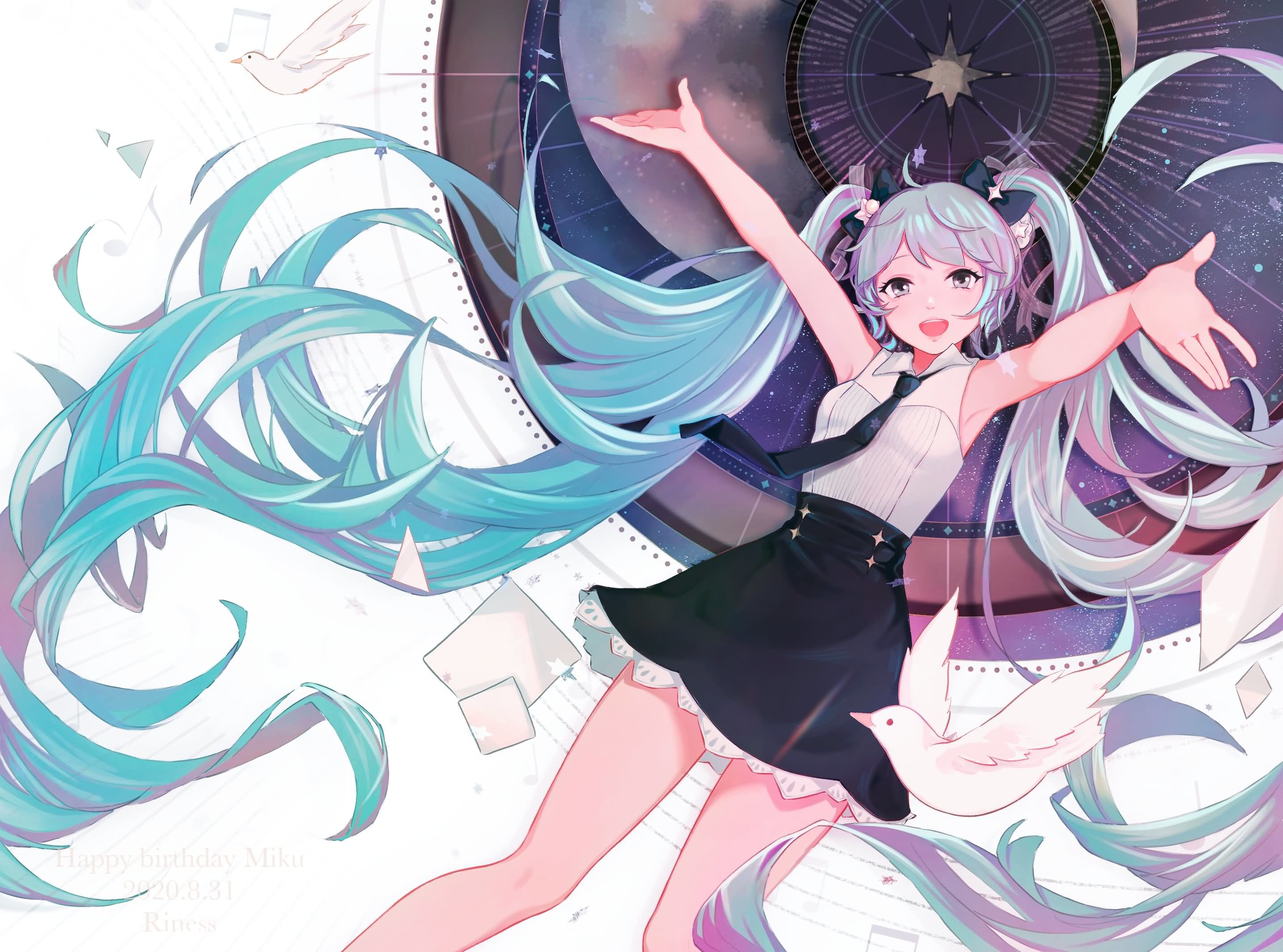 【P站精选】13周年，公主殿下生日快乐《初音未来诞生祭2020》高清壁纸特辑！