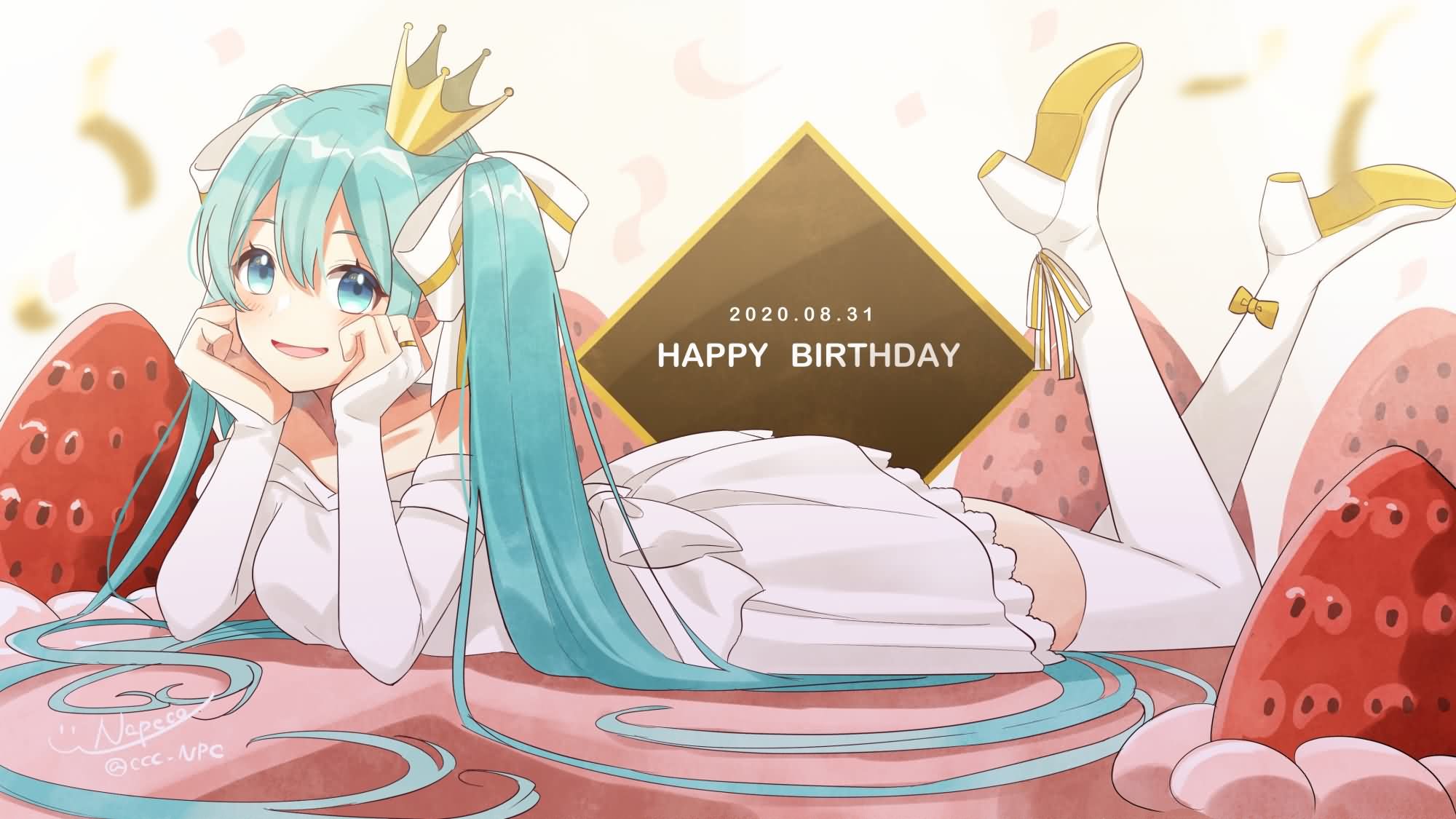 【P站精选】13周年，公主殿下生日快乐《初音未来诞生祭2020》高清壁纸特辑！