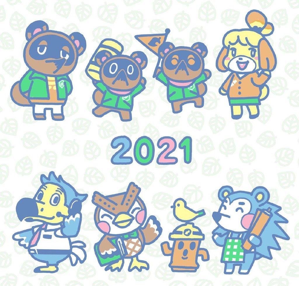 【插画合集】2021日本游戏厂新年贺图 浓浓年味每张都能当壁纸