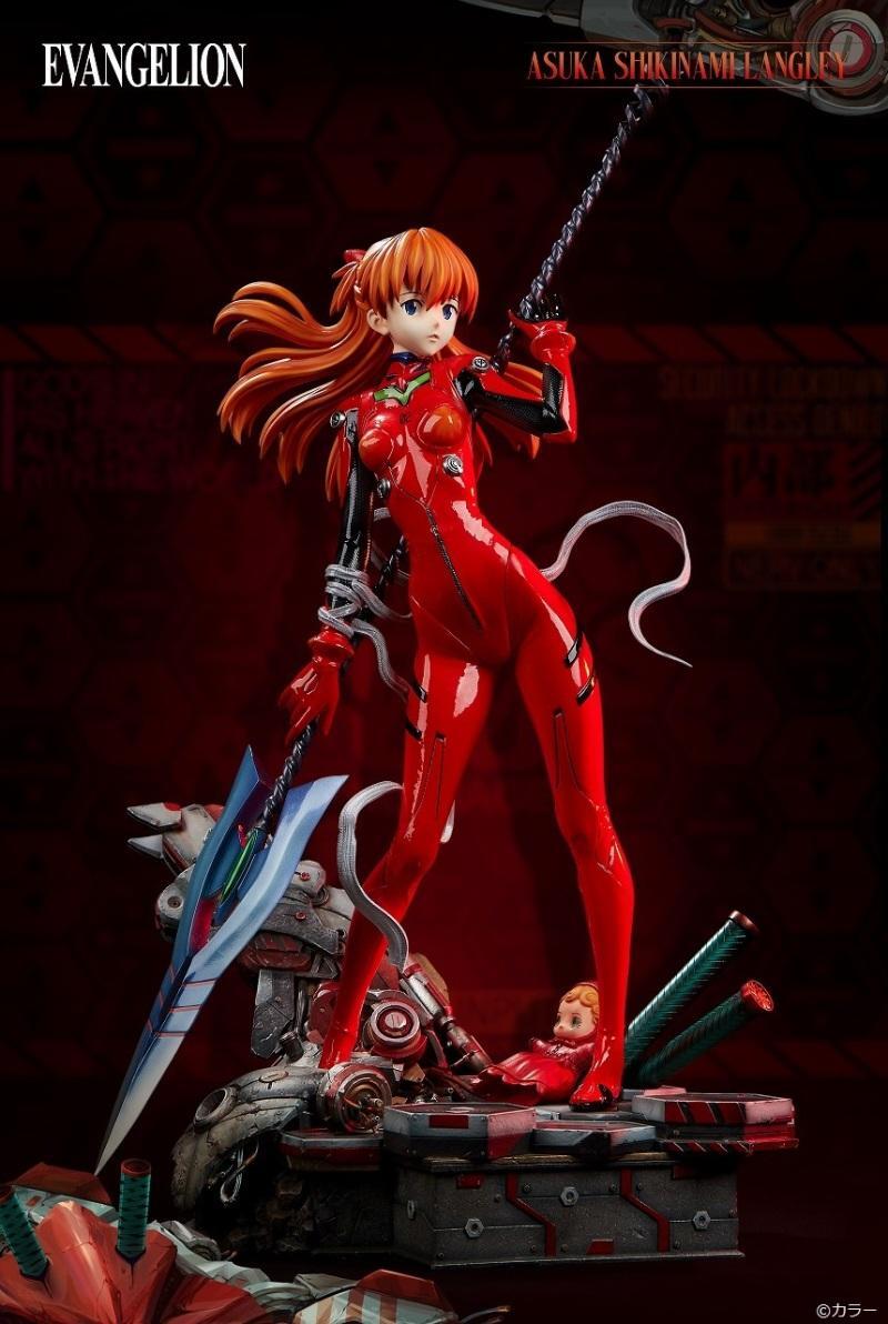 STAR SPACE《福音战士新剧场版：破》Evangelion Wonder Statue 式波·明日香·兰格雷 1/4比例雕像！