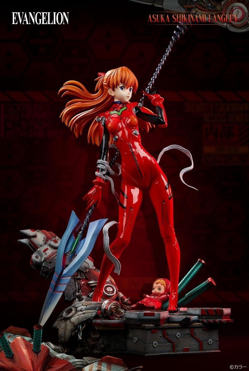 STAR SPACE《福音战士新剧场版：破》Evangelion Wonder Statue 式波·明日香·兰格雷 1/4比例雕像！