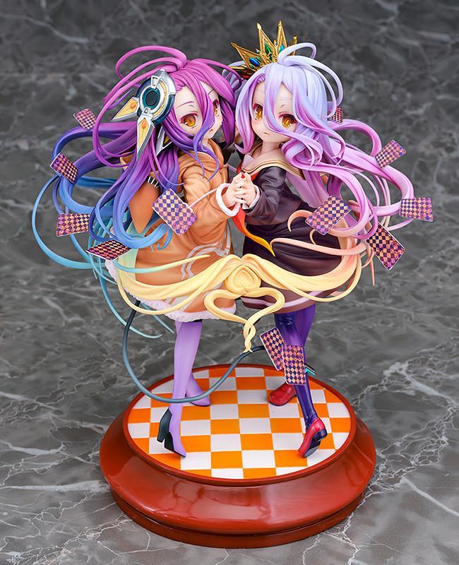 Phat!《NO GAME NO LIFE 游戏人生ZERO》白＆休比 手办，预计明年九月发售！