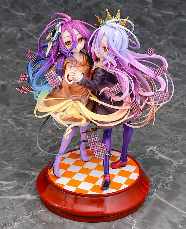 Phat!《NO GAME NO LIFE 游戏人生ZERO》白＆休比 手办，预计明年九月发售！