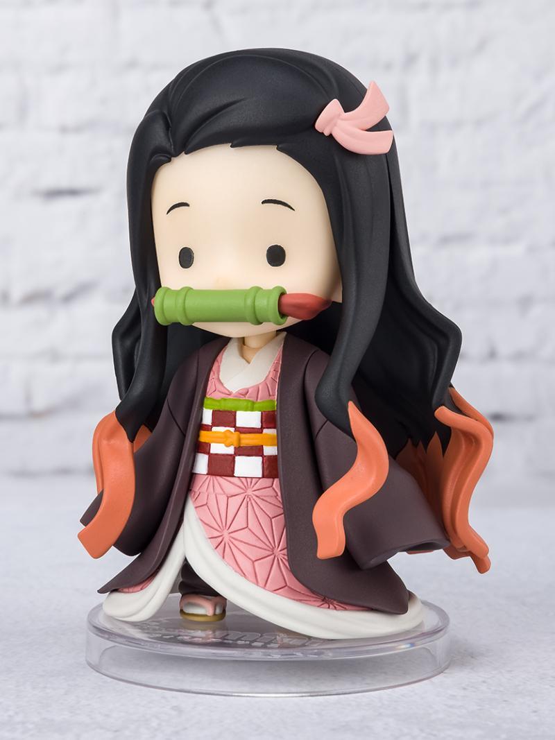 BANDAI Figuarts mini《鬼灭之刃》小祢豆子可动人偶豆豆眼超可爱～