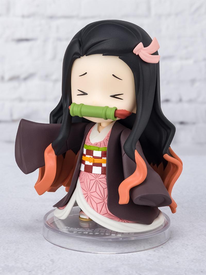 BANDAI Figuarts mini《鬼灭之刃》小祢豆子可动人偶豆豆眼超可爱～