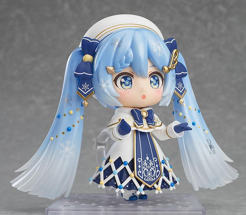 GSC《初音未来》雪未来（雪初音）Glowing Snow 粘土人手办开定