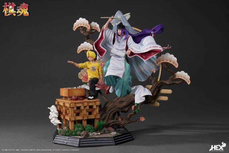 HEX Collectibles《棋魂》 进藤光&#038;藤原佐为：神之一手 1/6比例手办，2022年第四季发售！