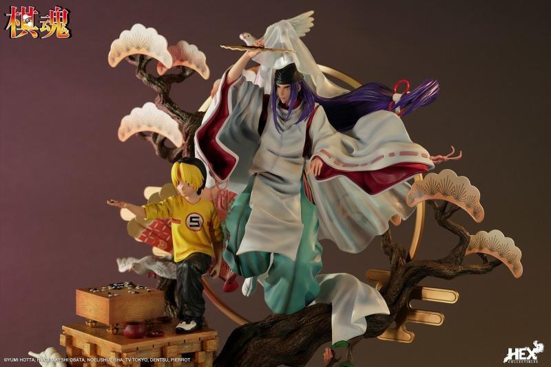 HEX Collectibles《棋魂》 进藤光&#038;藤原佐为：神之一手 1/6比例手办，2022年第四季发售！