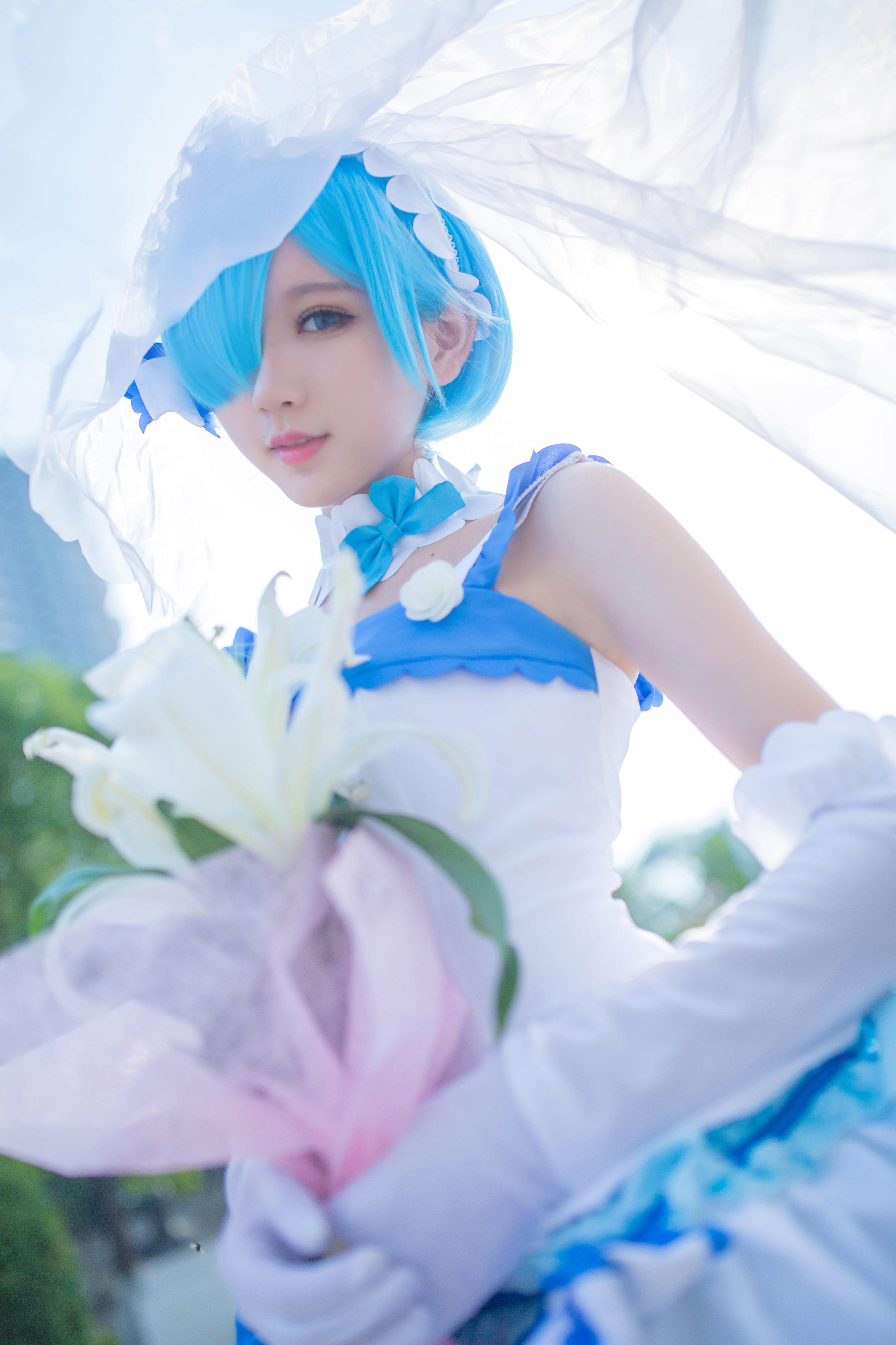 【Cosplay欣赏】Re从零开始的异世界生活 蕾姆婚纱play