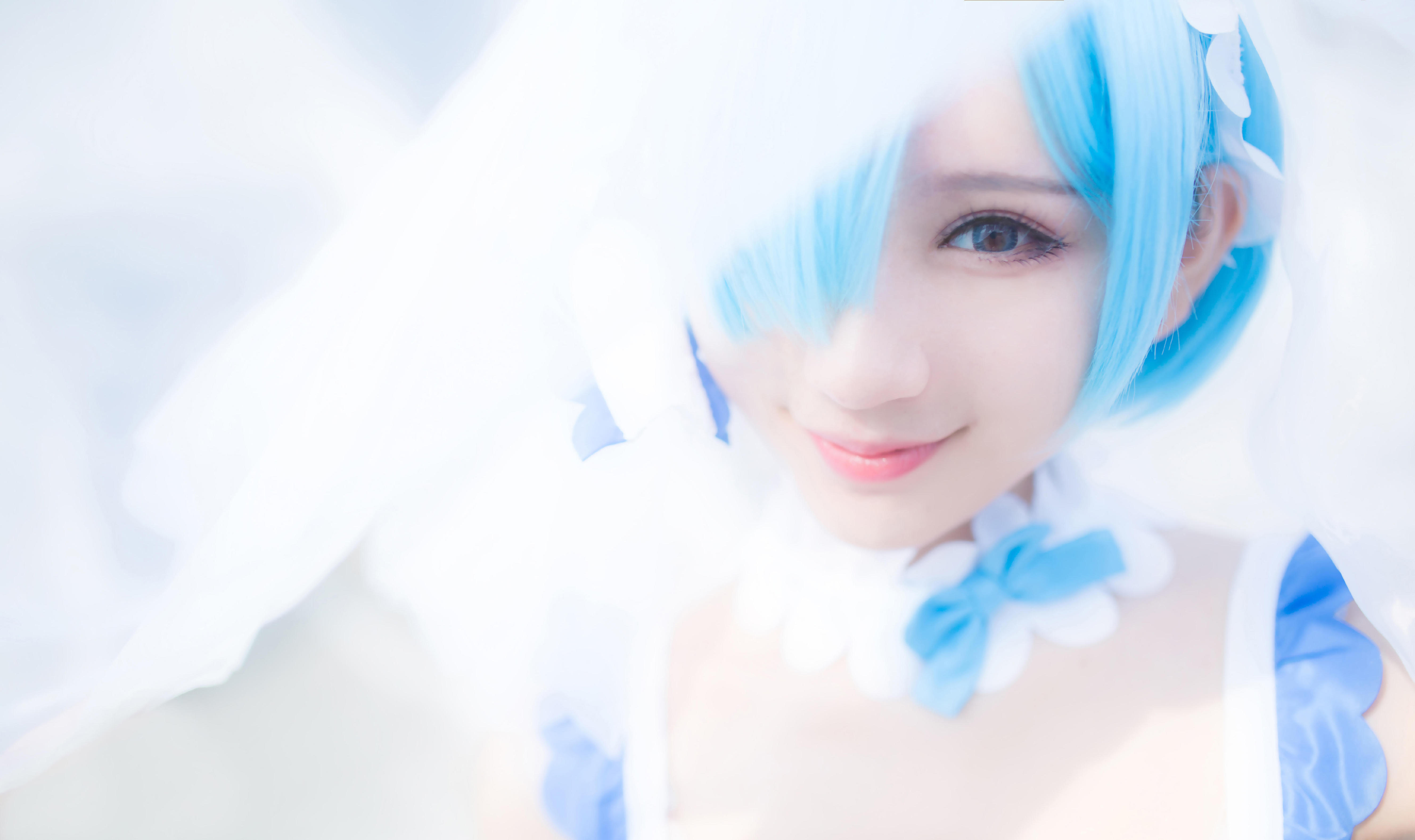 【Cosplay欣赏】Re从零开始的异世界生活 蕾姆婚纱play