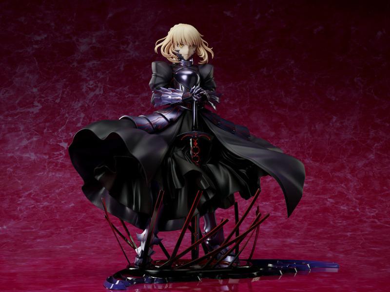 《Fate》HF剧场版黑Saber手办 冷酷无情霸气侧漏！