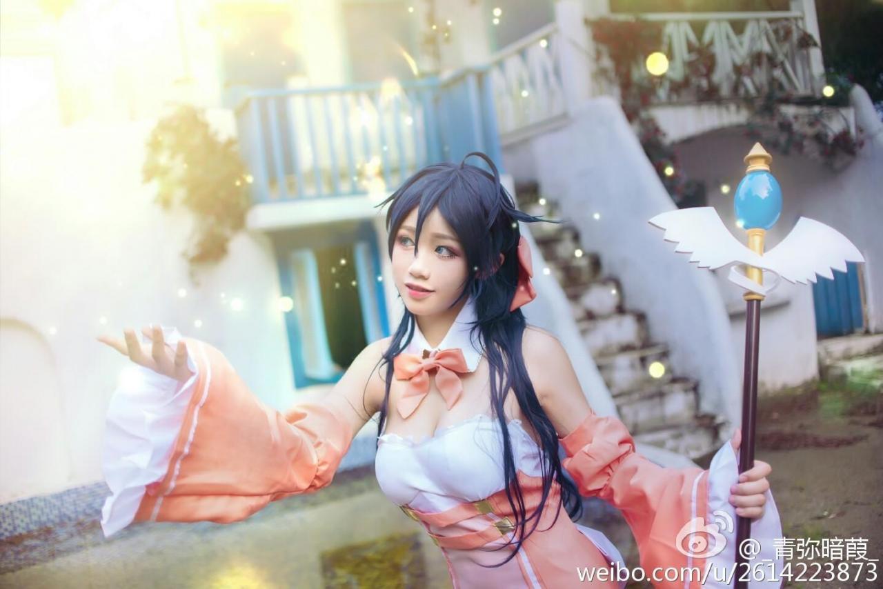 【Cosplay欣赏】线上游戏的老婆不可能是女生？玉置亚子 领域白丝！