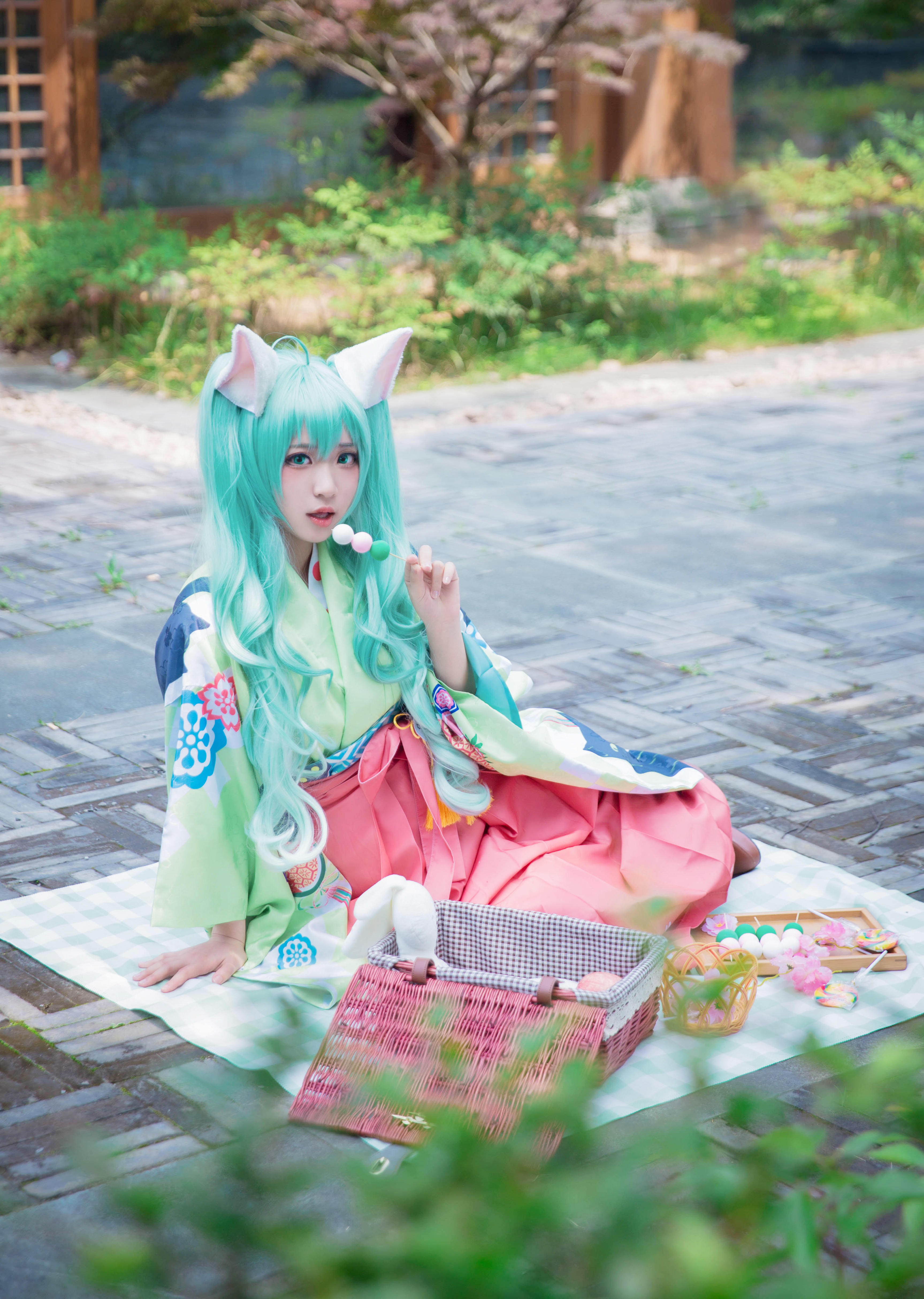 【Cosplay欣赏】VOCALOID 萌猫初音未来