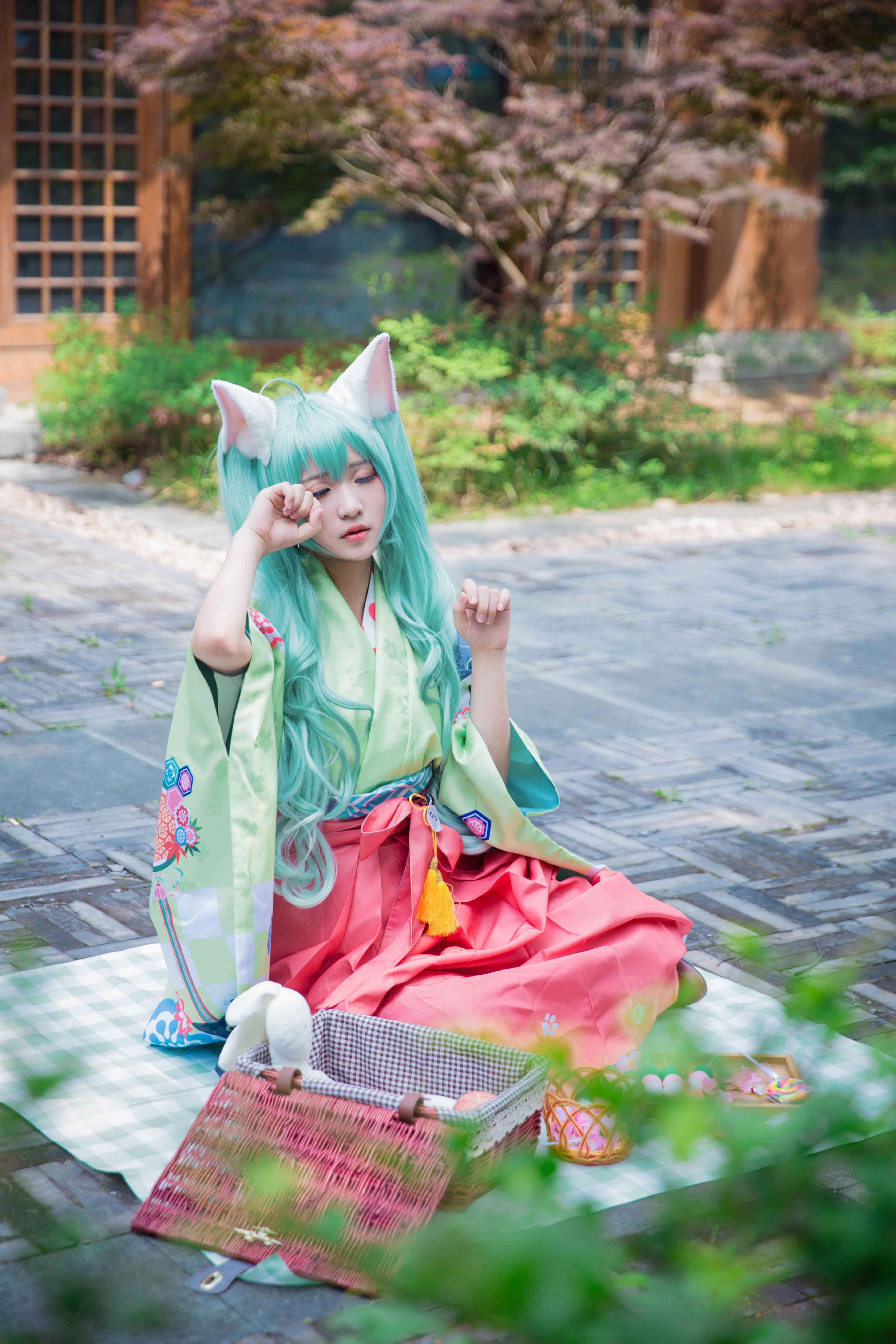 【Cosplay欣赏】VOCALOID 萌猫初音未来