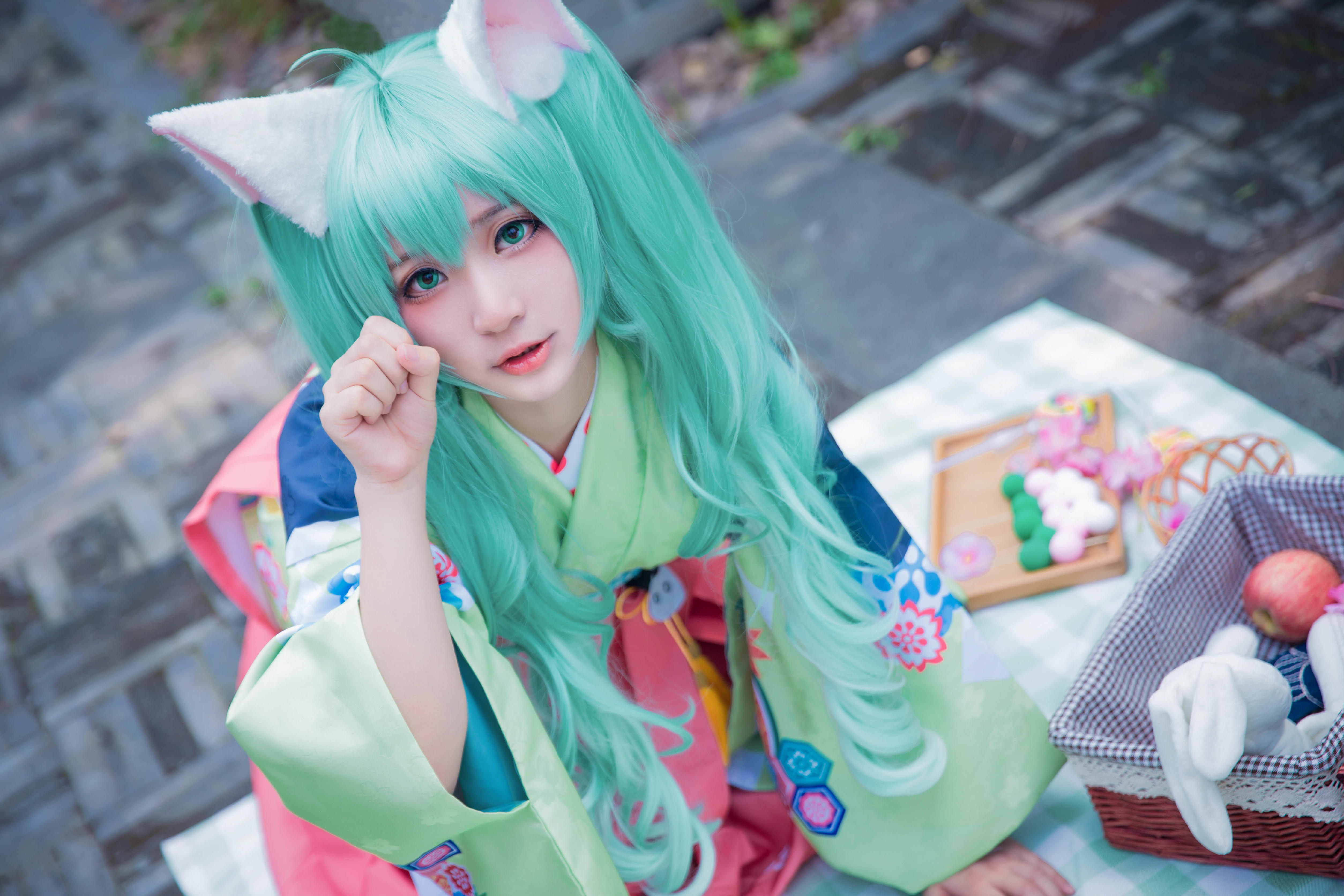 【Cosplay欣赏】VOCALOID 萌猫初音未来