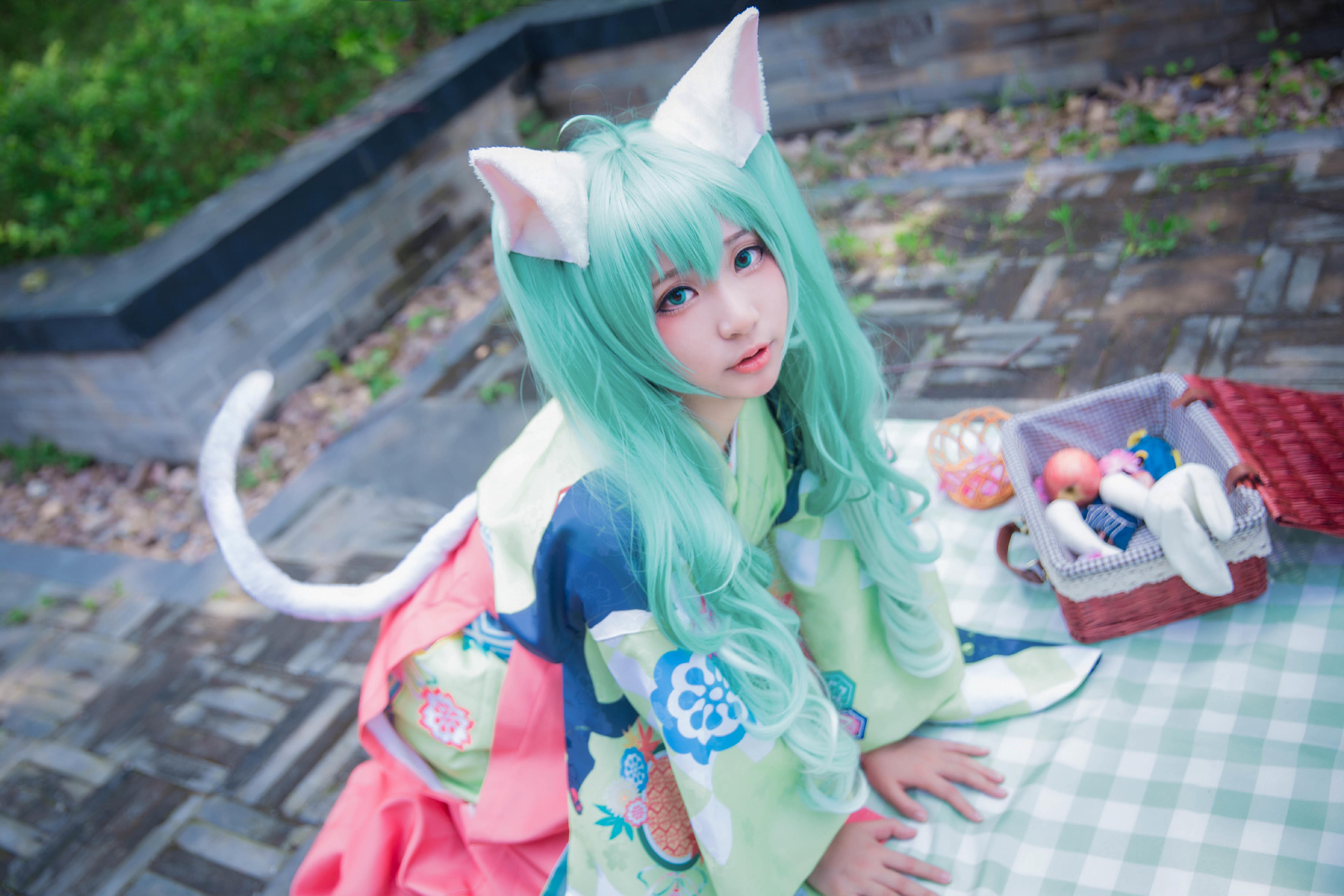 【Cosplay欣赏】VOCALOID 萌猫初音未来