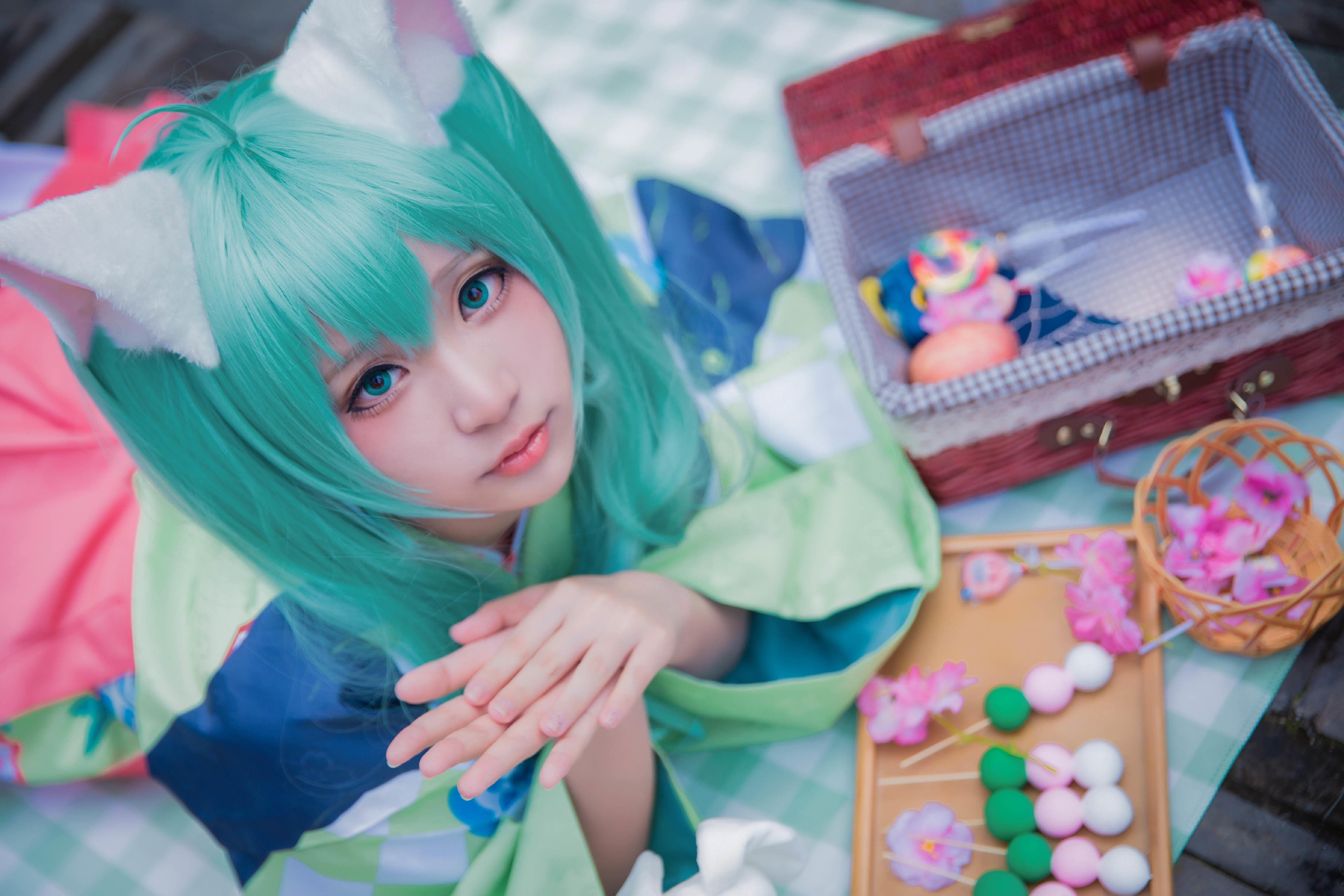 【Cosplay欣赏】VOCALOID 萌猫初音未来