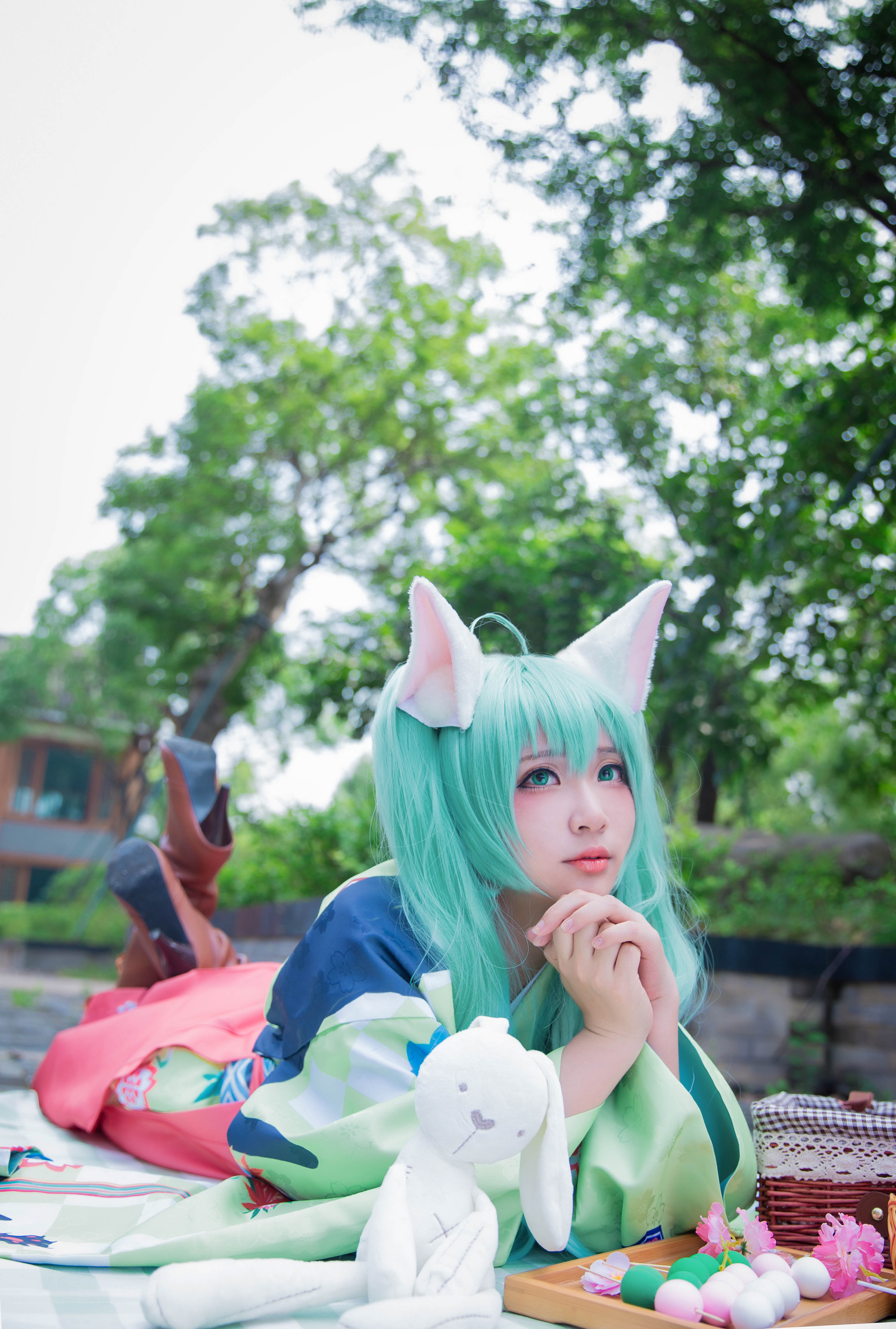 【Cosplay欣赏】VOCALOID 萌猫初音未来