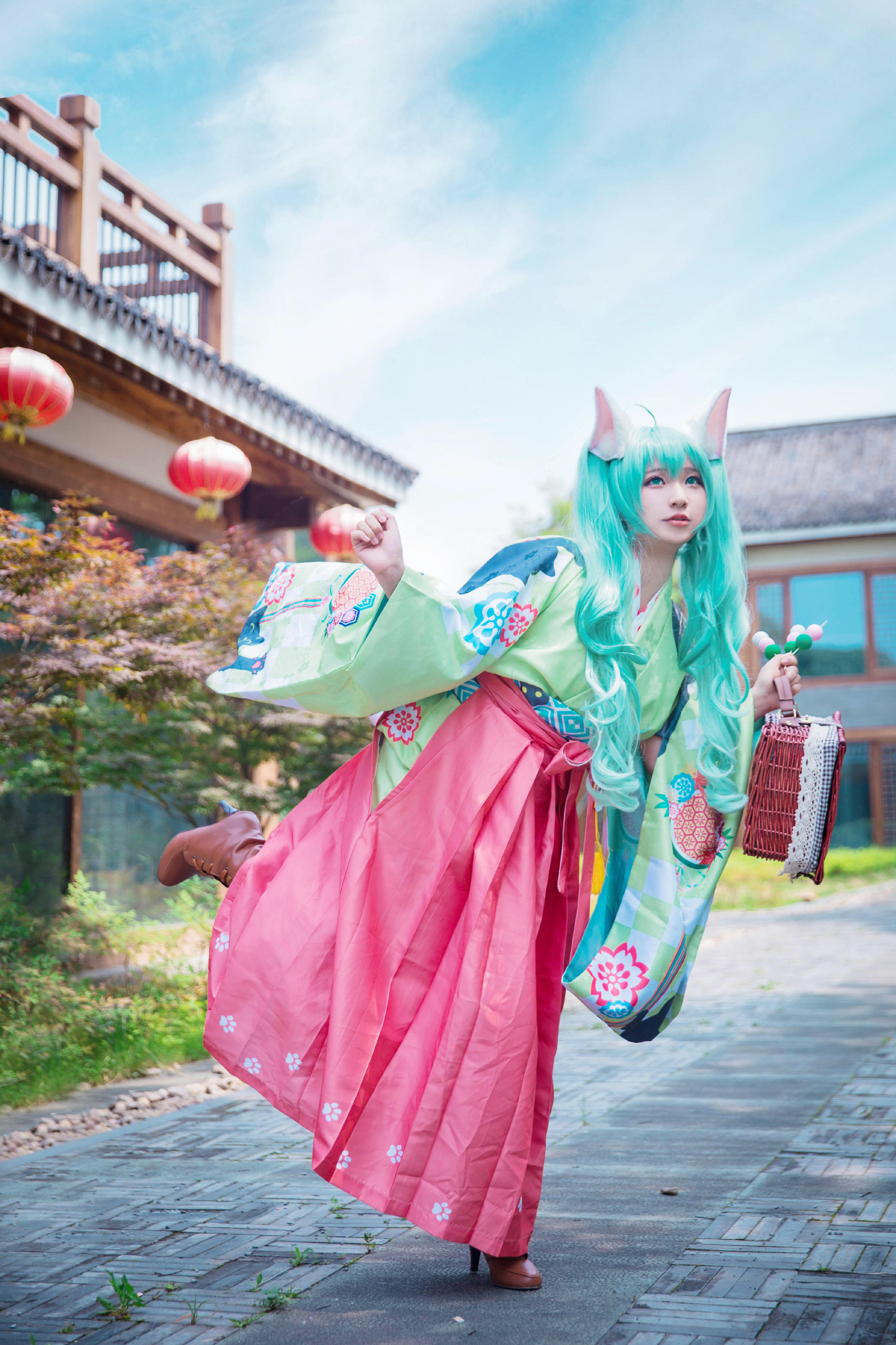 【Cosplay欣赏】VOCALOID 萌猫初音未来