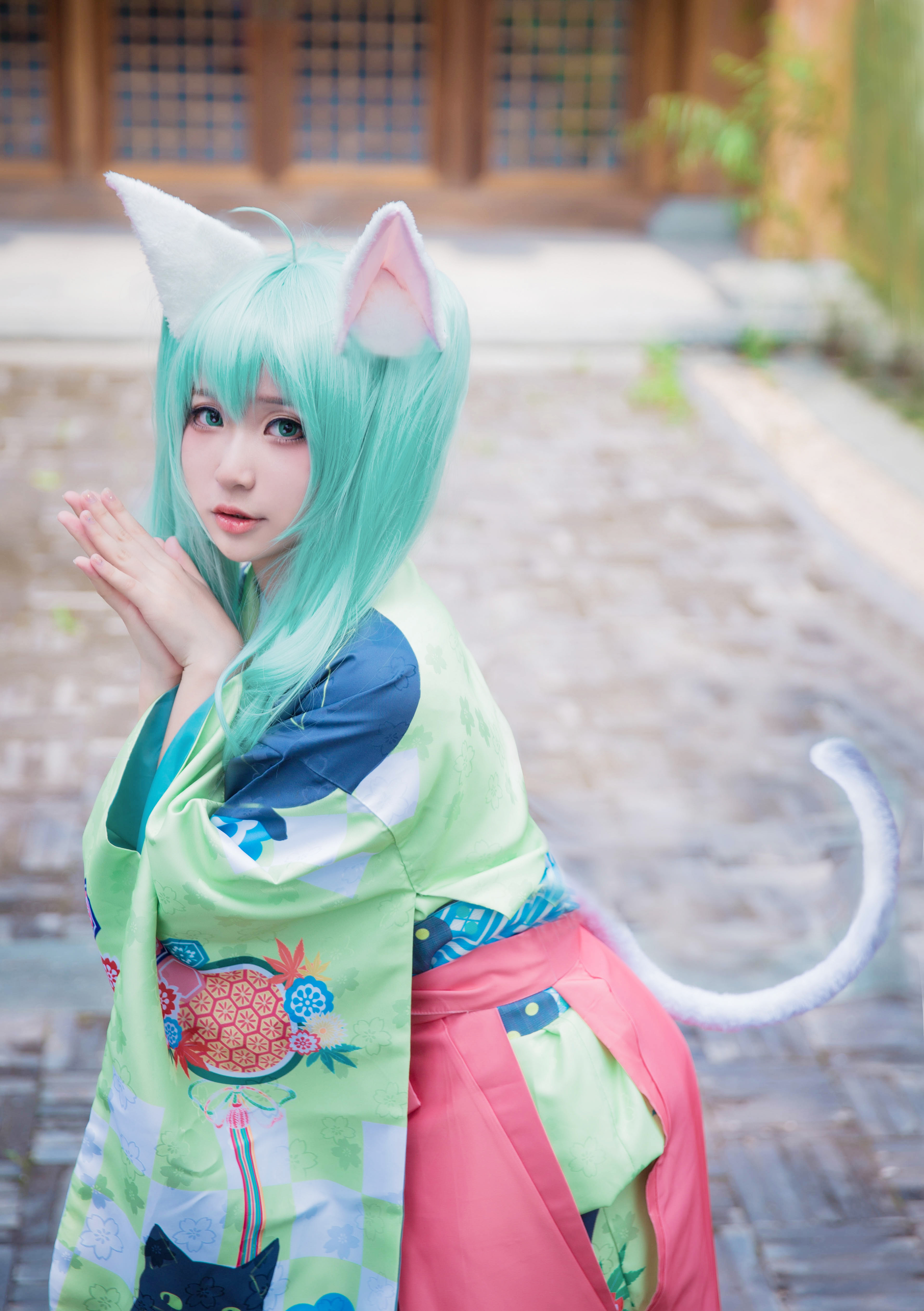 【Cosplay欣赏】VOCALOID 萌猫初音未来