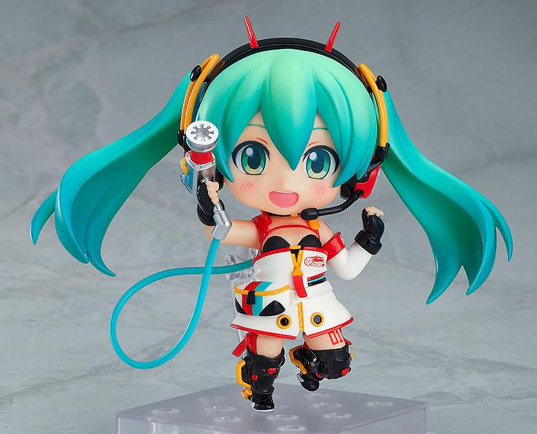 初音未来 赛车初音RACING MIKU 2020 黏土人手办开定