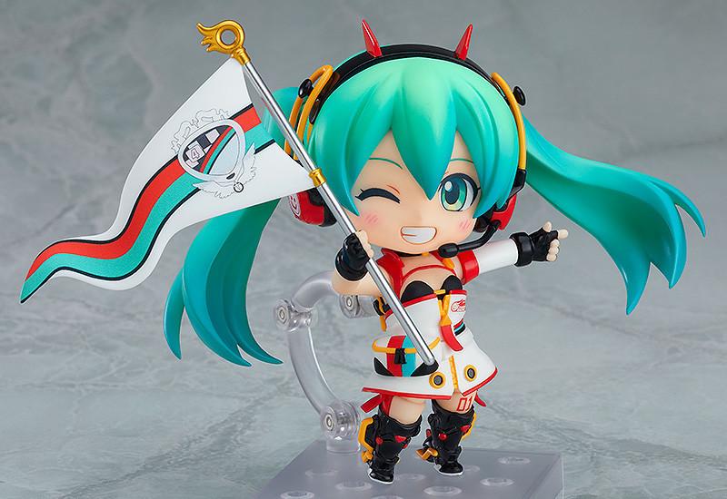 初音未来 赛车初音RACING MIKU 2020 黏土人手办开定