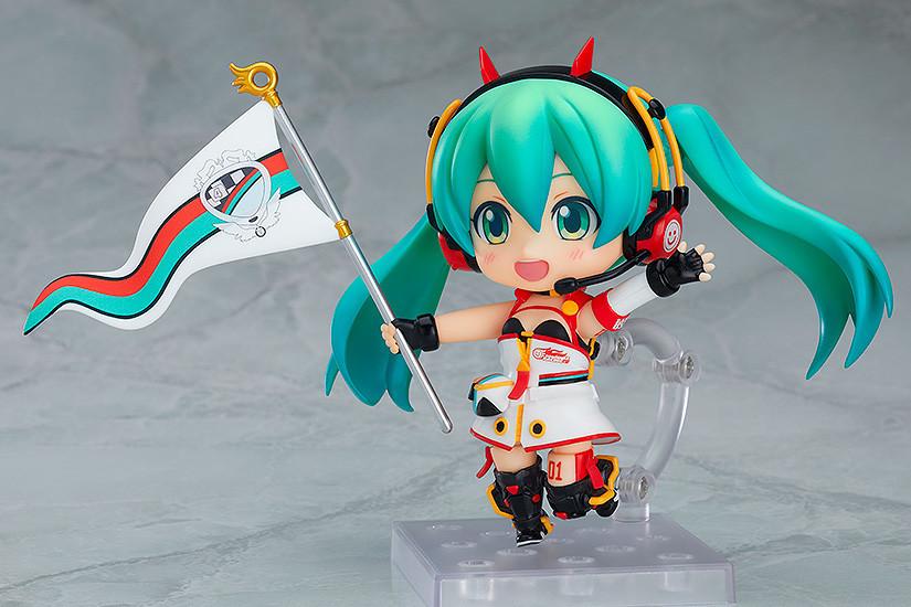 初音未来 赛车初音RACING MIKU 2020 黏土人手办开定