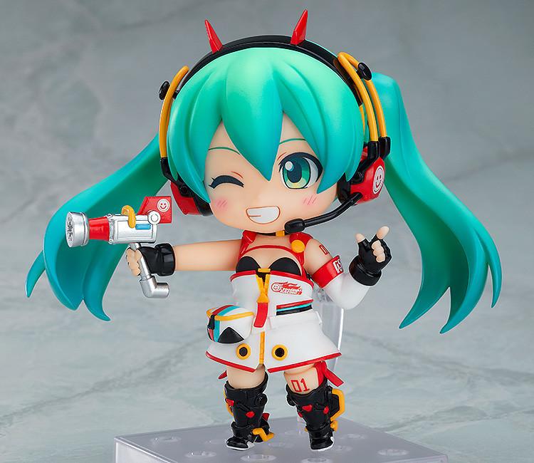 初音未来 赛车初音RACING MIKU 2020 黏土人手办开定