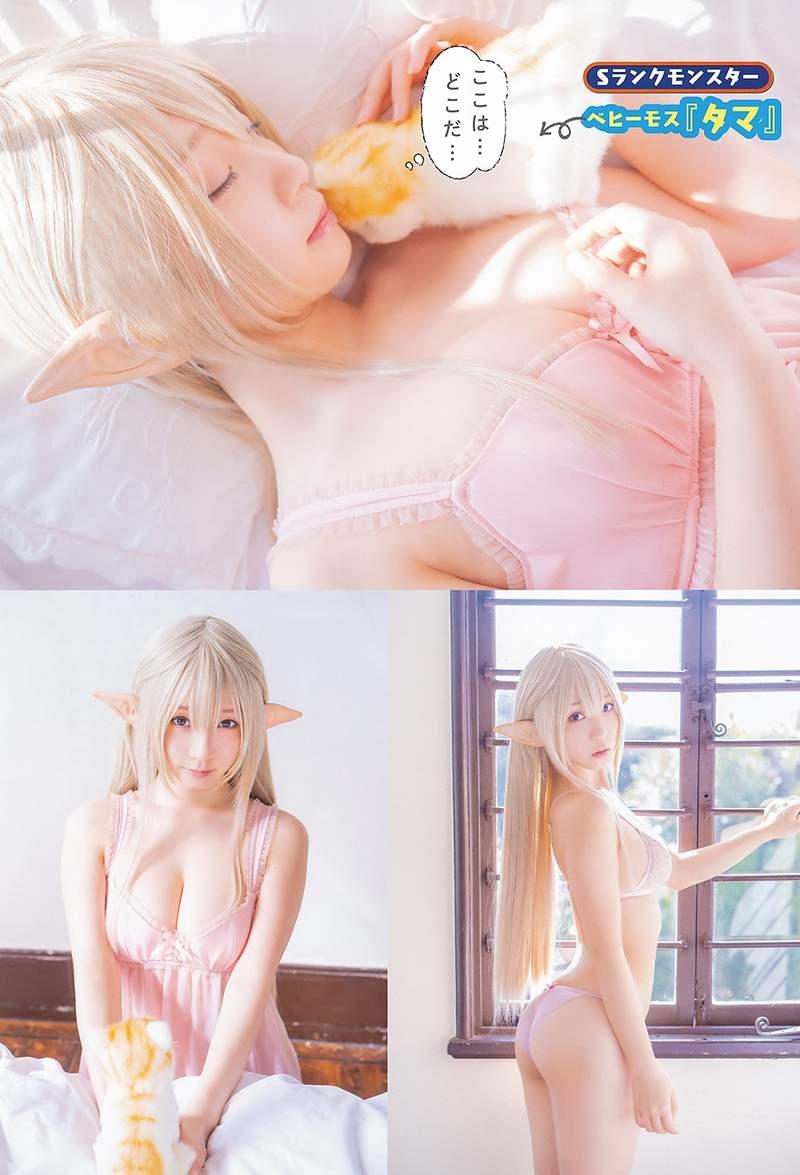 【Cosplay欣赏】伊织萌COS精灵娘 戴上精灵的耳朵又可爱又性感！