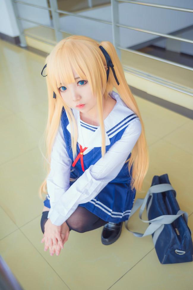 【Cosplay欣赏】路人女主的养成方法，傲娇金发双马尾英梨梨！