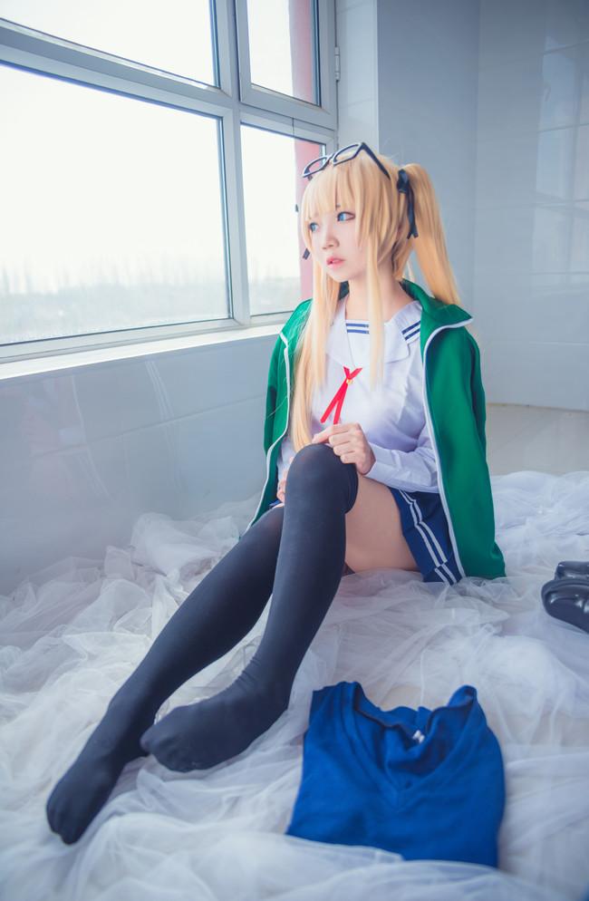 【Cosplay欣赏】路人女主的养成方法，傲娇金发双马尾英梨梨！