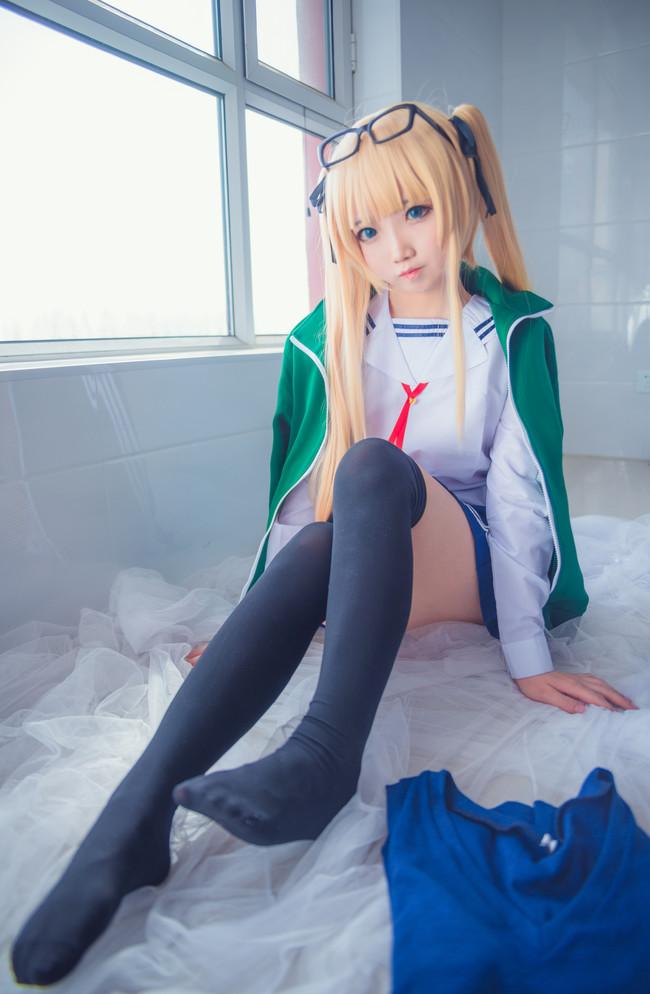 【Cosplay欣赏】路人女主的养成方法，傲娇金发双马尾英梨梨！