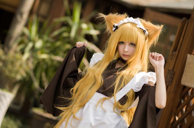 【Cosplay欣赏】变态王子与不笑猫-黑丝过膝袜 小豆梓！