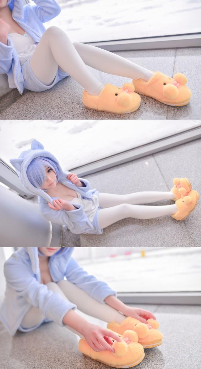 【Cosplay欣赏】Re：从零开始的异世界生活，雷姆睡衣 awsl ！