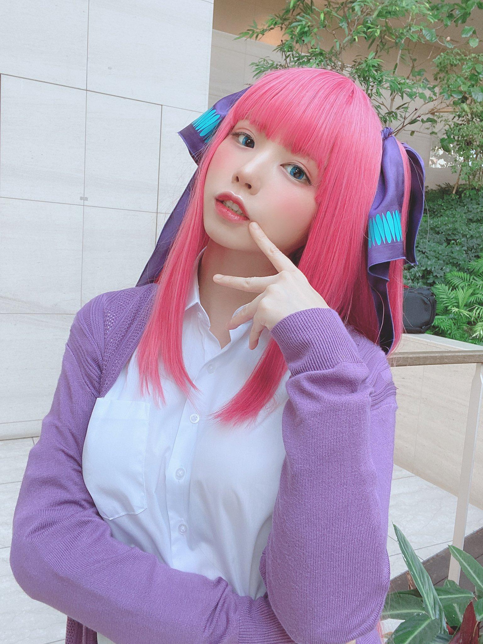 【Cosplay欣赏】五等分的花嫁，えなこ（enako）太可爱啦 嫁给我吧！