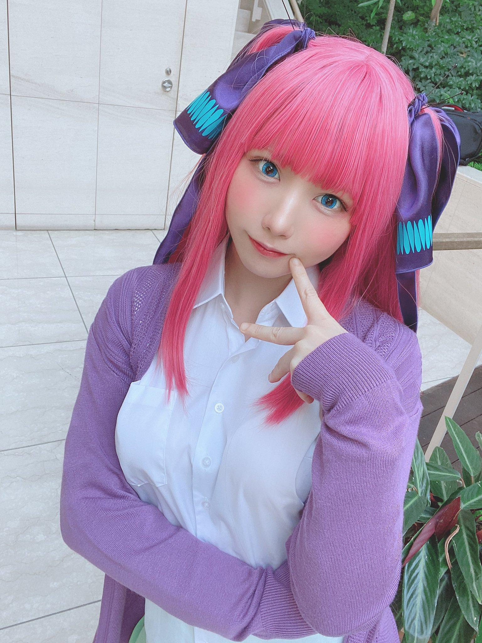 【Cosplay欣赏】五等分的花嫁，えなこ（enako）太可爱啦 嫁给我吧！