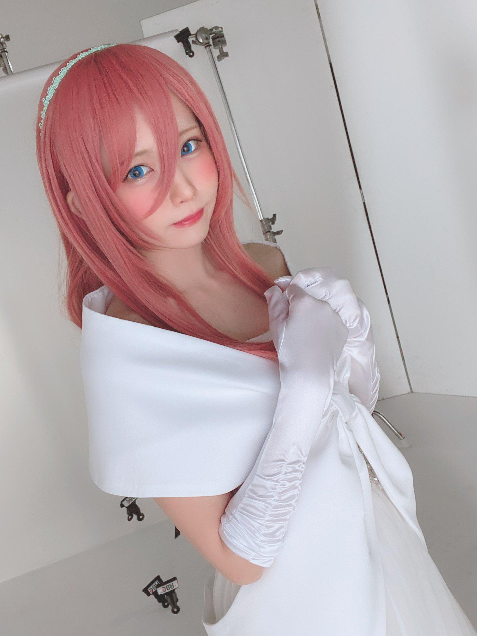 【Cosplay欣赏】五等分的花嫁，えなこ（enako）太可爱啦 嫁给我吧！