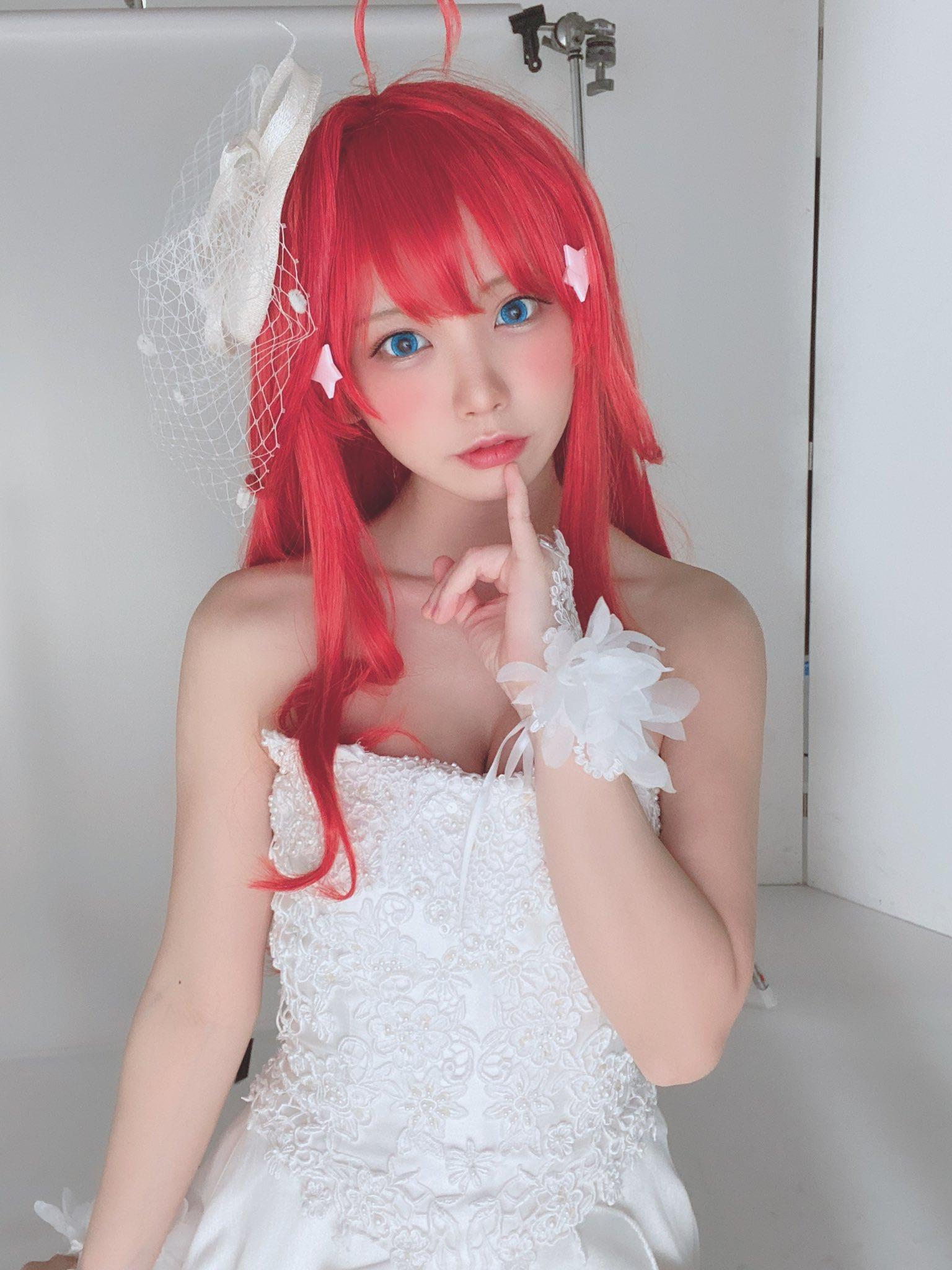 【Cosplay欣赏】五等分的花嫁，えなこ（enako）太可爱啦 嫁给我吧！