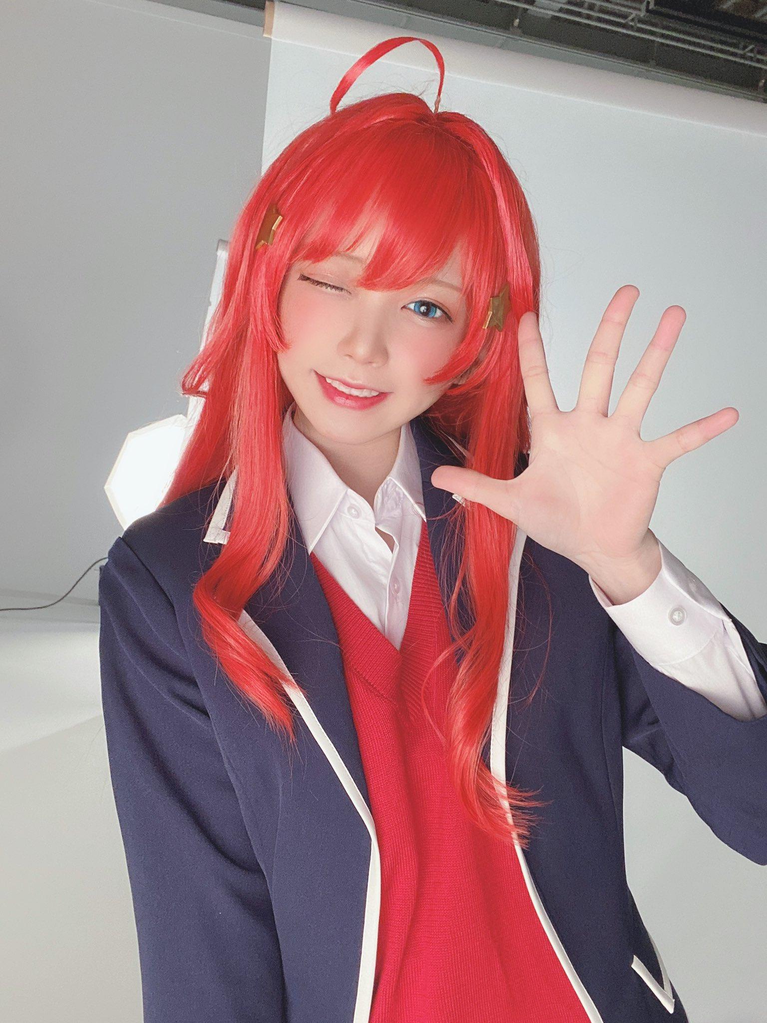 【Cosplay欣赏】五等分的花嫁，えなこ（enako）太可爱啦 嫁给我吧！