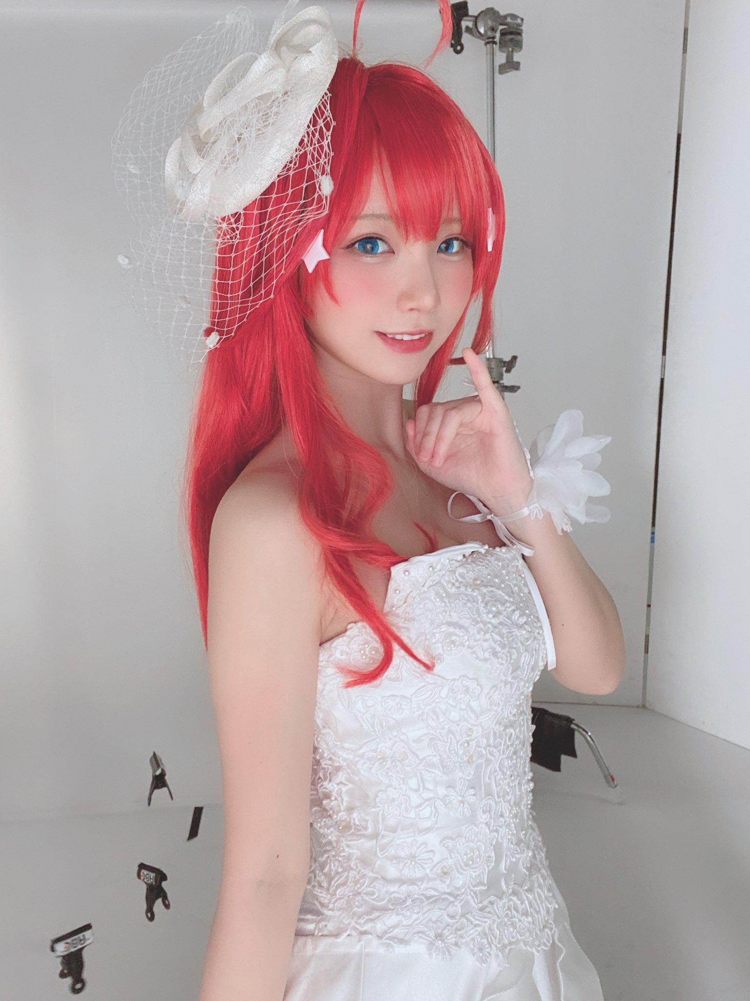 【Cosplay欣赏】五等分的花嫁，えなこ（enako）太可爱啦 嫁给我吧！