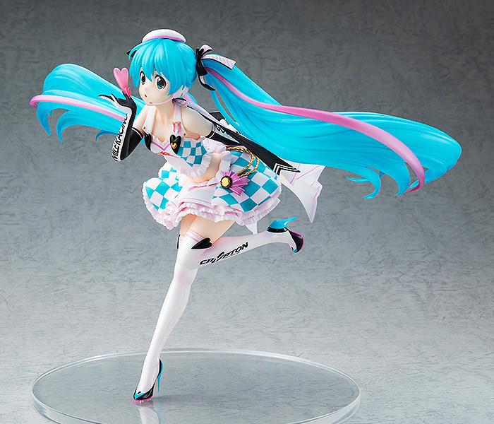 初音未来 赛车初音 RACING MIKU 2019 侧身主视觉图手办