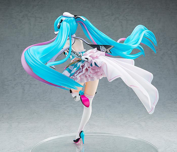 初音未来 赛车初音 RACING MIKU 2019 侧身主视觉图手办