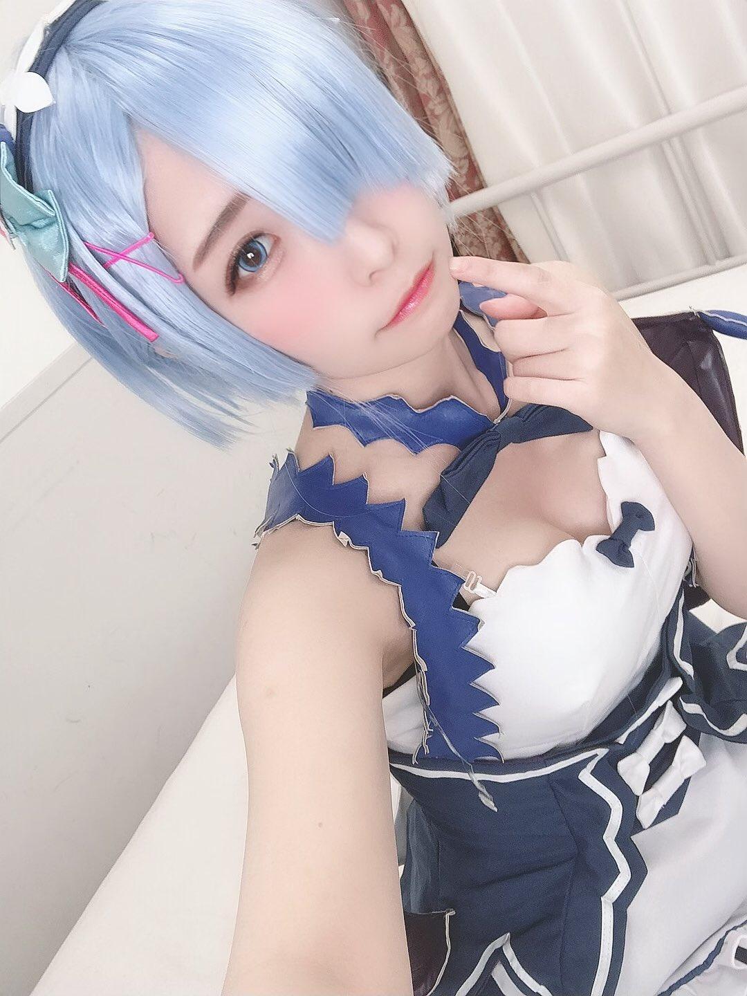 【Cosplay欣赏】雷姆是真的好康《月野のあ》超大份精选集！！