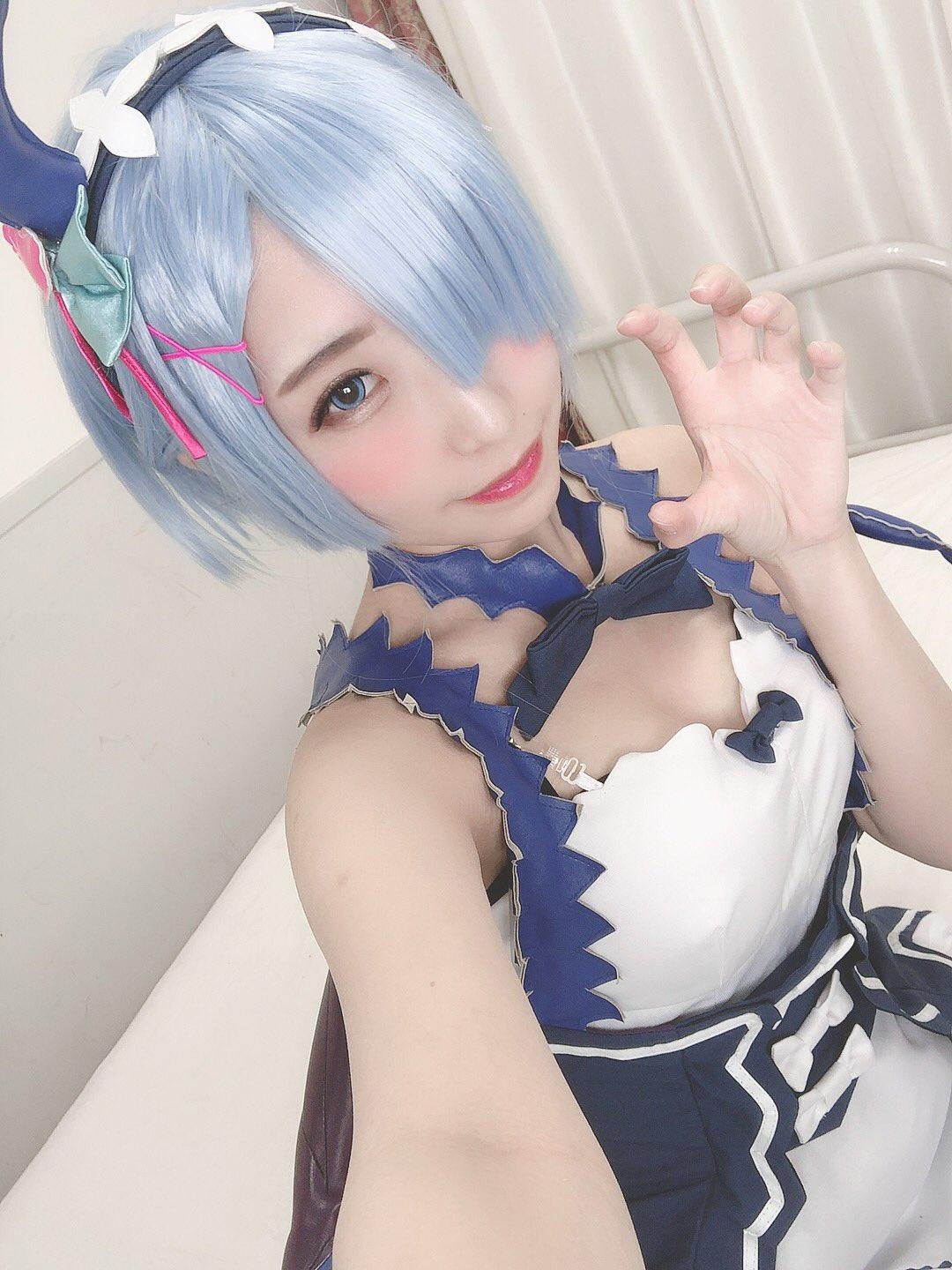 【Cosplay欣赏】雷姆是真的好康《月野のあ》超大份精选集！！