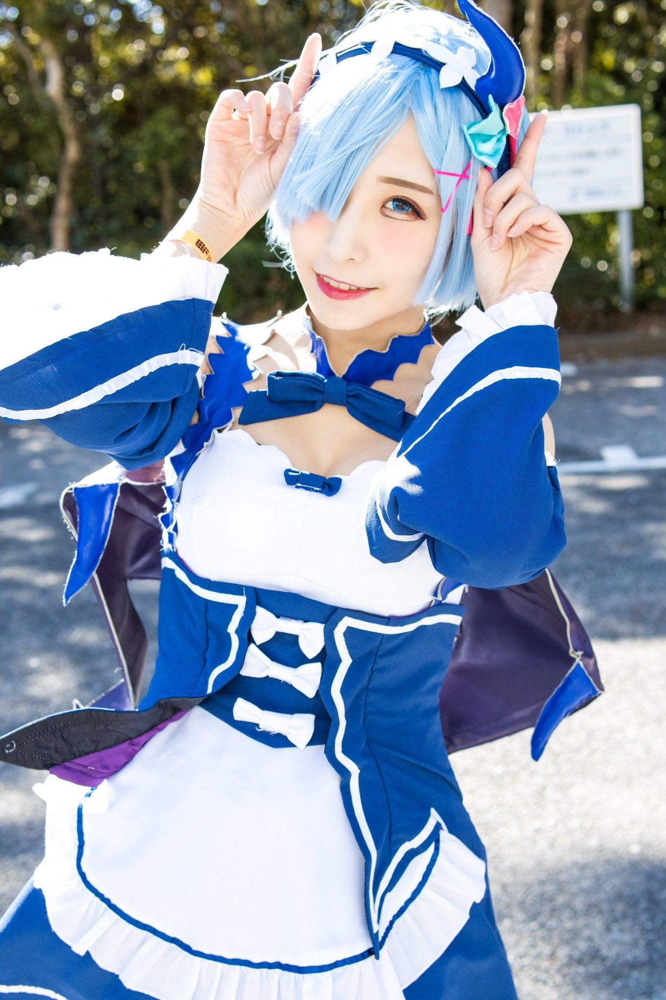 【Cosplay欣赏】雷姆是真的好康《月野のあ》超大份精选集！！