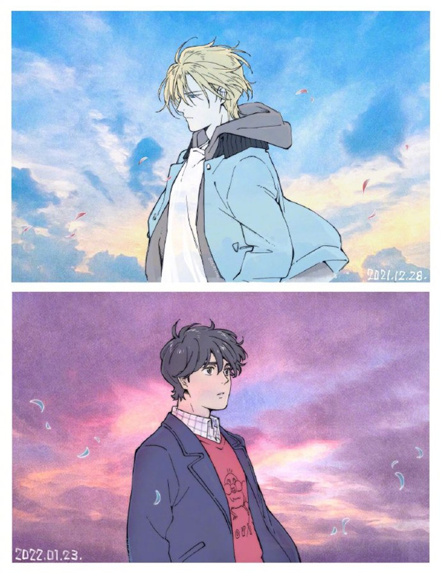 「BANANA FISH」总作画监督公布啦最新绘制的英二插图