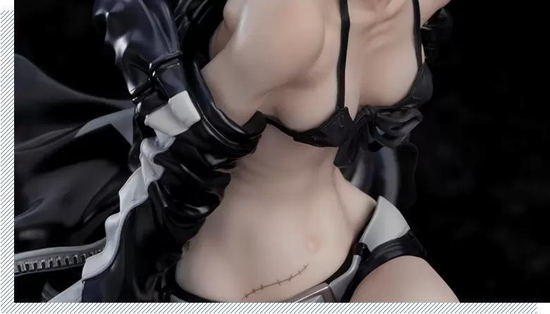 MaxFactory《BLACK★ROCK SHOOTER》黑岩射手 HxxG Edition.1/7比例手办，2023年8月发售！